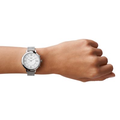 Hybrid Smartwatch Jacqueline Stainless Steel FTW5019 Fossil