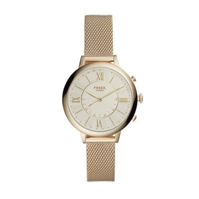 Fossil women hybrid best sale