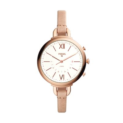 Hybrid Smartwatch Annette Sand Leather