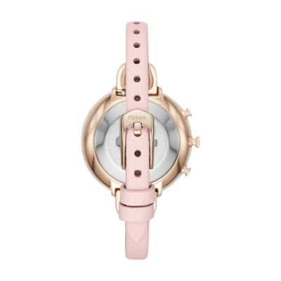 Hybrid Smartwatch Annette Pink Leather