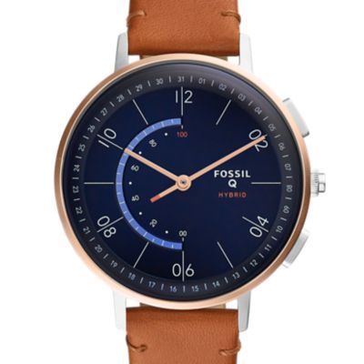 Hybrid Smartwatch - Q Harper Tan Leather