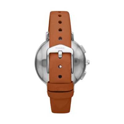 Hybrid Smartwatch Harper Tan Leather