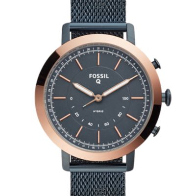 Hybrid Smartwatch - Q Neely Navy Stainless Steel