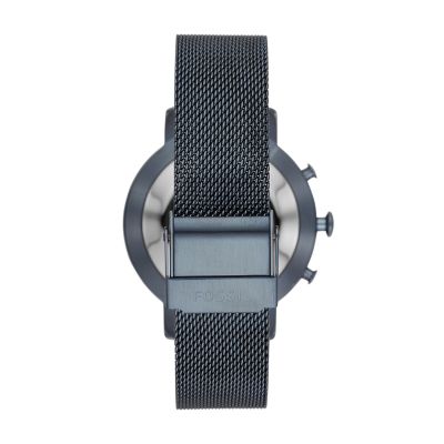 REFURBISHED Hybrid Smartwatch Neely Navy Stainless Steel