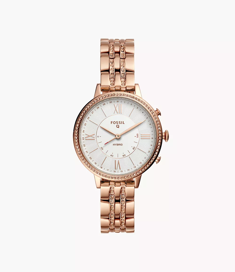 Refurbished Hybrid Smartwatch Jacqueline Rose Gold-Tone Stainless Steel