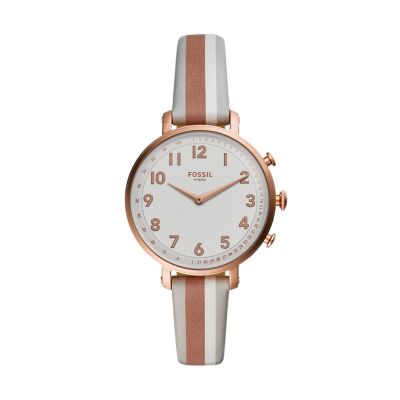 Hybrid Smartwatch Fossil donna Scarlette oro rosa FTW5016