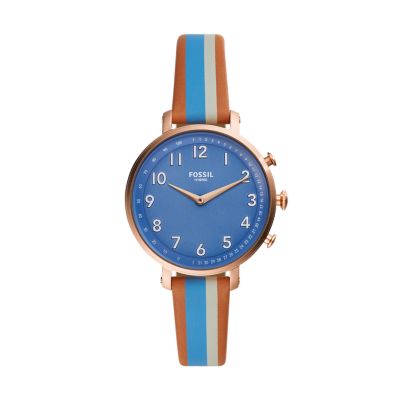 Blue fossil smartwatch hotsell