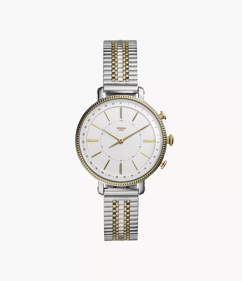 Refurbished Hybrid Smartwatch Cameron Two-Tone Gold And Silver Stainless Steel