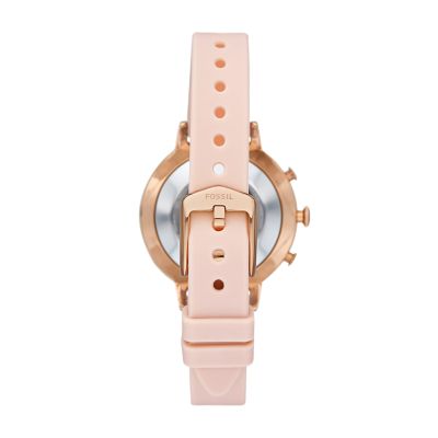 Fossil hybrid smartwatch q jacqueline rose discount gold tone