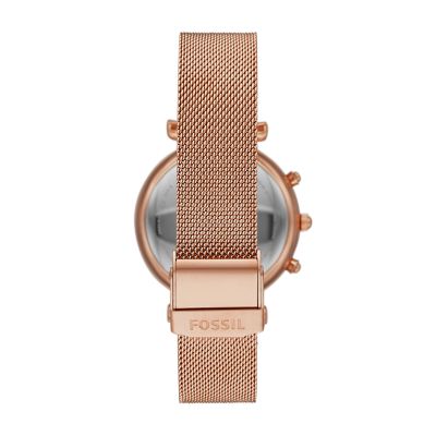 Fossil carlie hotsell hybrid smartwatch