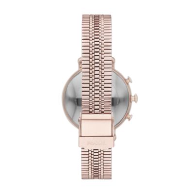 fossil pastel pink smartwatch