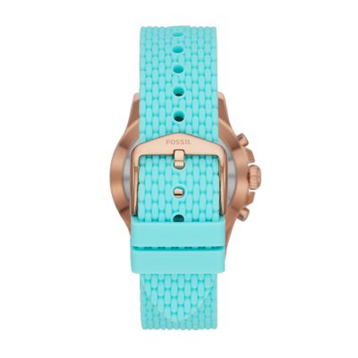 Hybrid Smartwatch FB 01 Turquoise Silicone FTW5065 Fossil