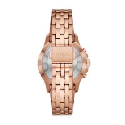 Fossil hybrid cheap smartwatch rose gold