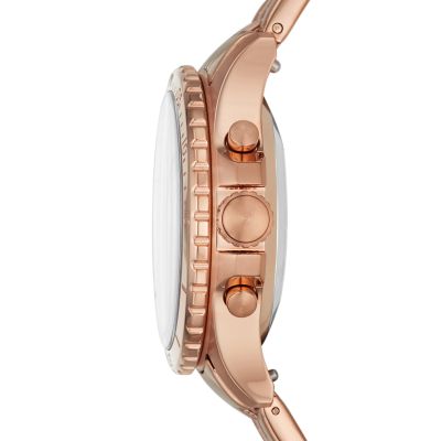 Fossil hybrid clearance smartwatch rose gold