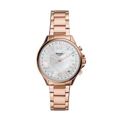 fossil hybrid womens watch