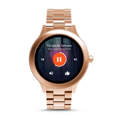fossil gen 3 smartwatch q venture rose gold