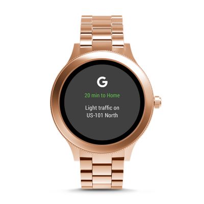 fossil gen 3 smartwatch q venture rose gold