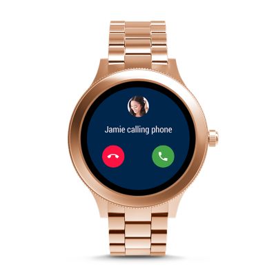 Gen 3 Smartwatch Venture Rose Gold Tone Stainless Steel FTW6000