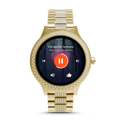 Gen 3 Smartwatch Venture Gold Tone Stainless Steel FTW6001 Fossil