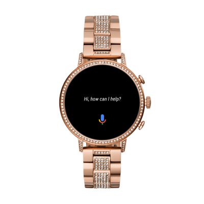 Fossil smartwatch outlet gold