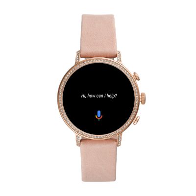Gen 4 Smartwatch Venture HR Blush Leather - FTW6015 - Fossil