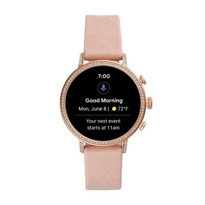 Fossil rose deals gold smartwatch