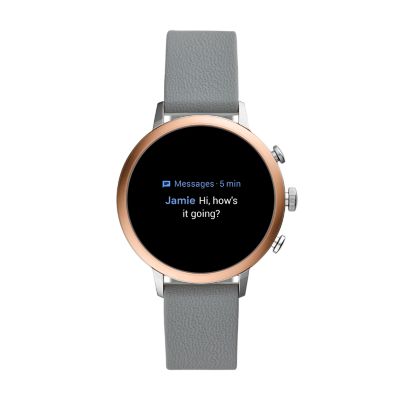 Gen 4 Smartwatch - Venture HR Gray Silicone - Fossil