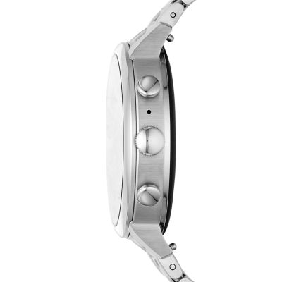 fossil women's venture hr stainless steel gen 4 smartwatch