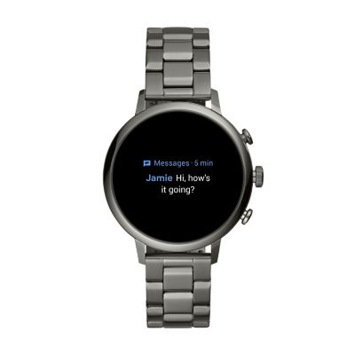 Fossil q venture black sale