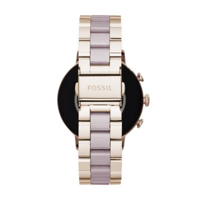 fossil smart watch pink