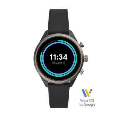 Fossil Sport Smartwatch Black Silicone