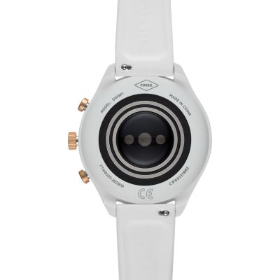 fossil silicone smartwatch