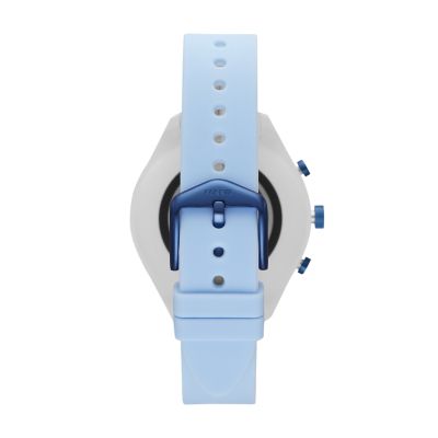 Fossil sport outlet 41mm blue silicone