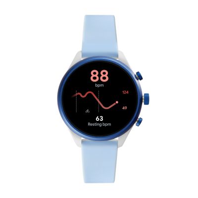 Fossil Sport Smartwatch Light Blue Silicone - FTW6026 - Fossil