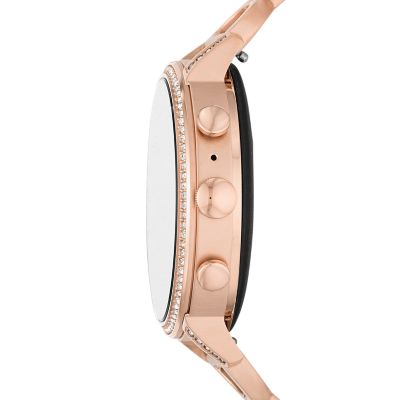 Fossil venture cheap hr rose gold