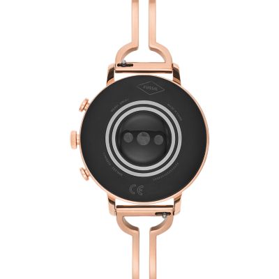 FOSSIL Gen 4 Smartwatch - Venture HR Rose Gold-Tone Stainless Steel Me –  The Wearables Store