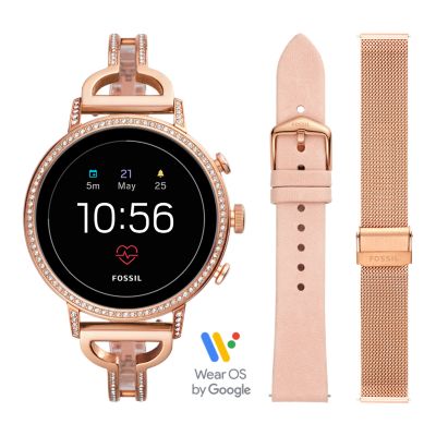 fossil smartwatch gold