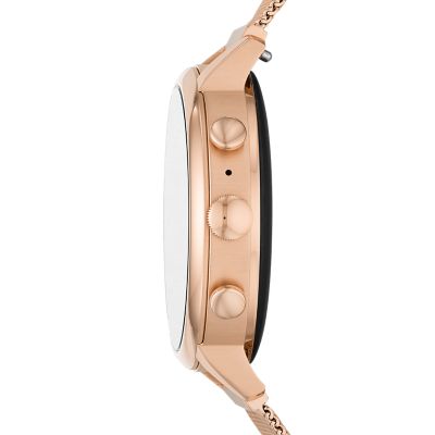 fossil q venture hr rose gold