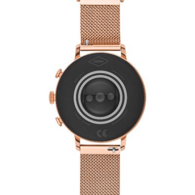 Fossil gen 4 rose gold mesh new arrivals