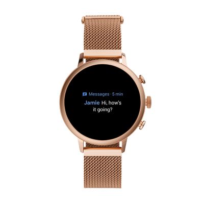 fossil q smartwatch gold