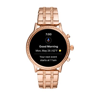 krekel Meetbaar dialect Gen 5 Smartwatch Julianna HR Rose Gold-Tone Stainless Steel - FTW6035 -  Fossil