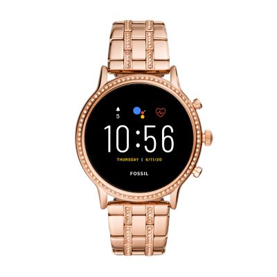 fossil q gen 3 rose gold