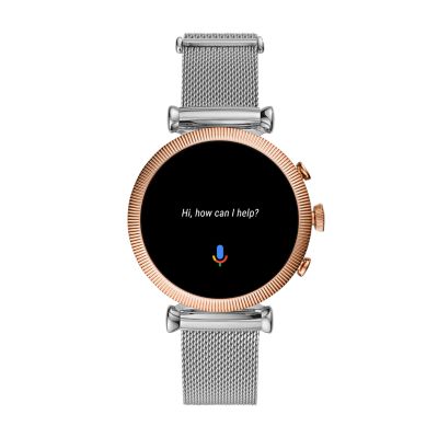 Gen 4 Smartwatch Sloan HR Stainless Steel Mesh FTW6043 Fossil