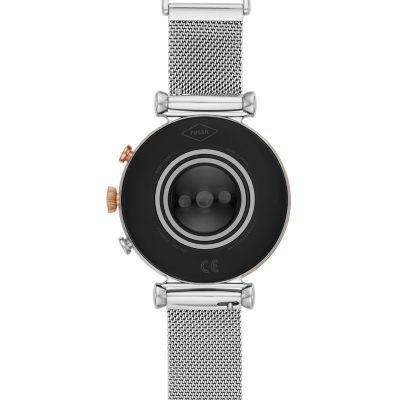 Fossil gen 4 smartwatch sloan discount hr black stainless steel mesh