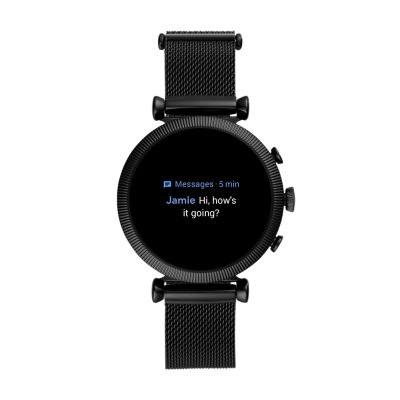 Gen 4 Smartwatch Sloan HR Black Stainless Steel Mesh FTW6050