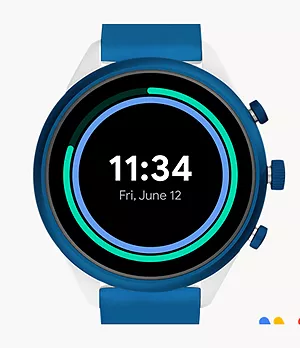 Fossil Sport Smartwatch 41mm Blue Silicone