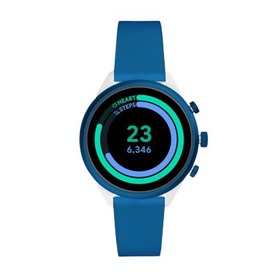 Fossil Sport Smartwatch 41mm Blue Silicone FTW6051 Fossil