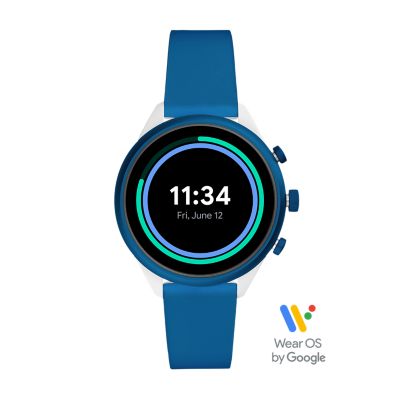 Fossil Sport 41 mm Blue Silicone FTW6059 Fossil