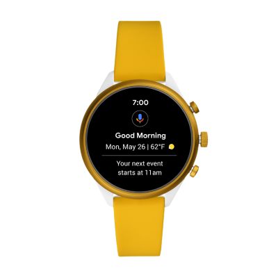 Fossil hotsell smartwatch silicone