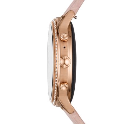 Gen 5 Smartwatch Julianna HR Blush Leather FTW6054 Fossil